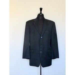 NEW! HUGO BOSS Super 100 Sport Coat Suit Jacket 100% Virgin Wool Gray SZ 42R